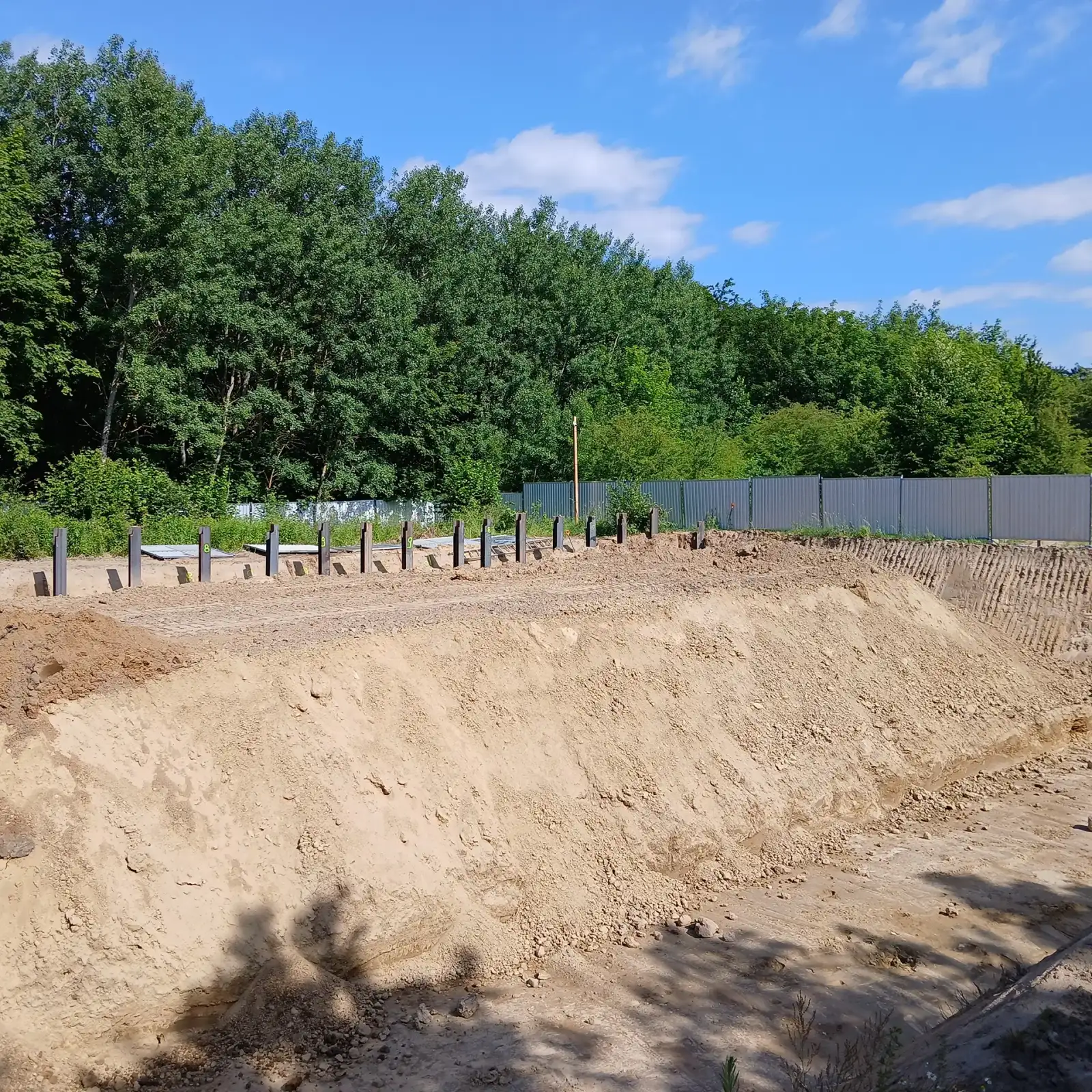 Postęp pracy Oxygen Park, Gdańsk, Czerwiec 2024