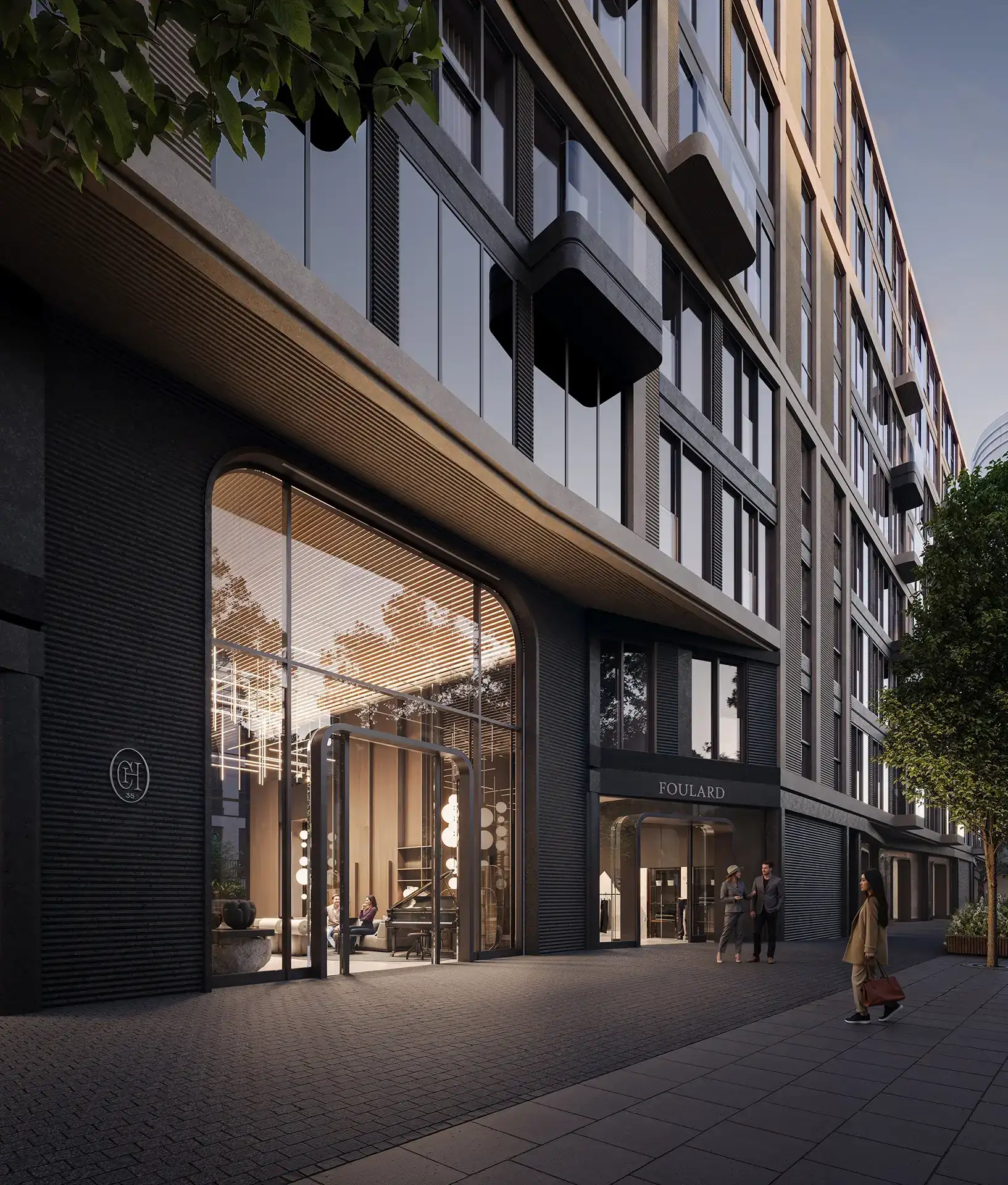 Budynek inwestycji Chłodna 35, Warszawa Wola