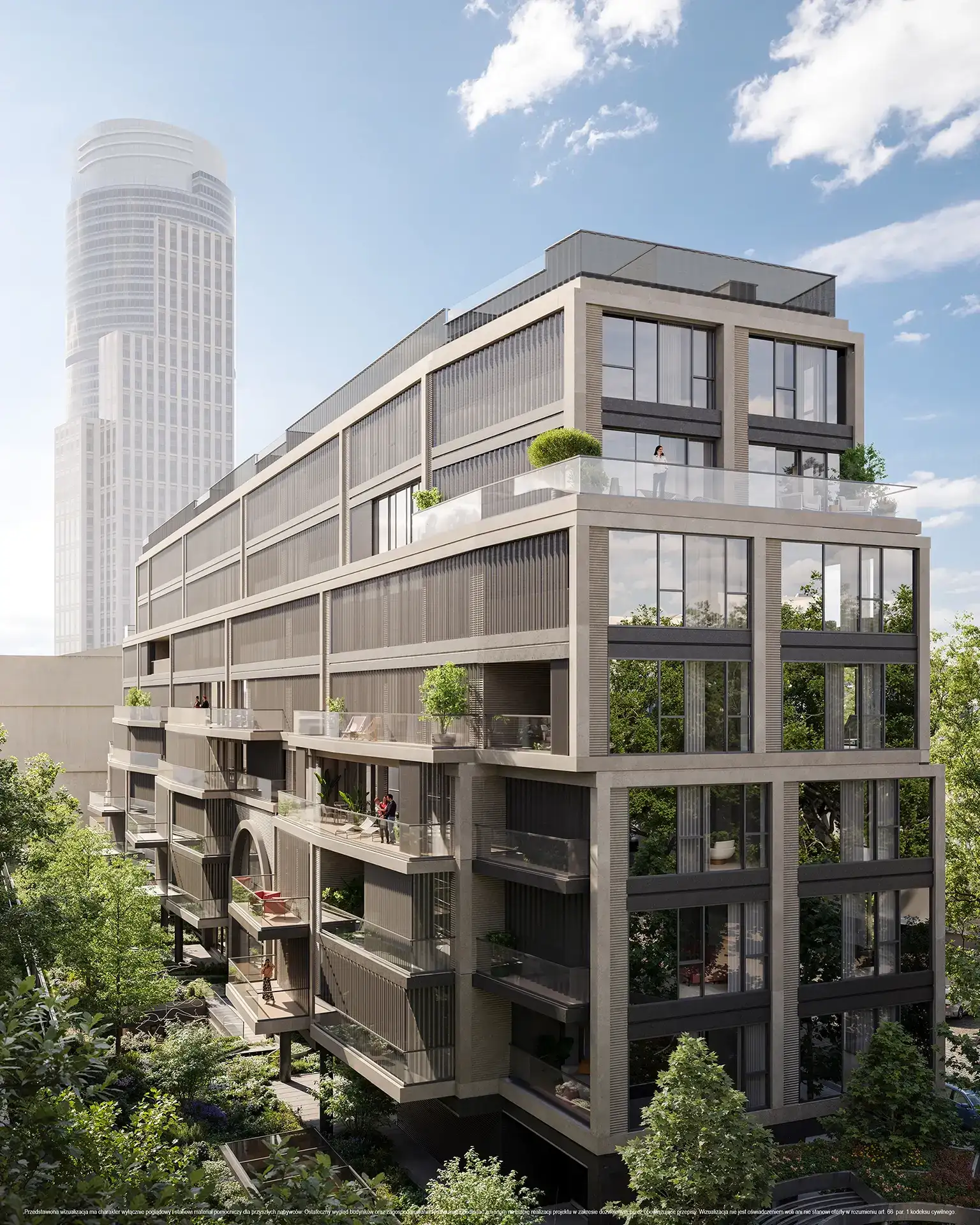 Budynek inwestycji Chłodna 35, Warszawa Wola